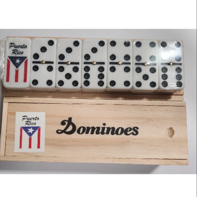 Dominoes Puerto Rico Flag