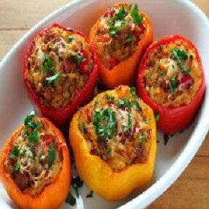 Stuffed Peppers, Pimientos Rellenos Recipe