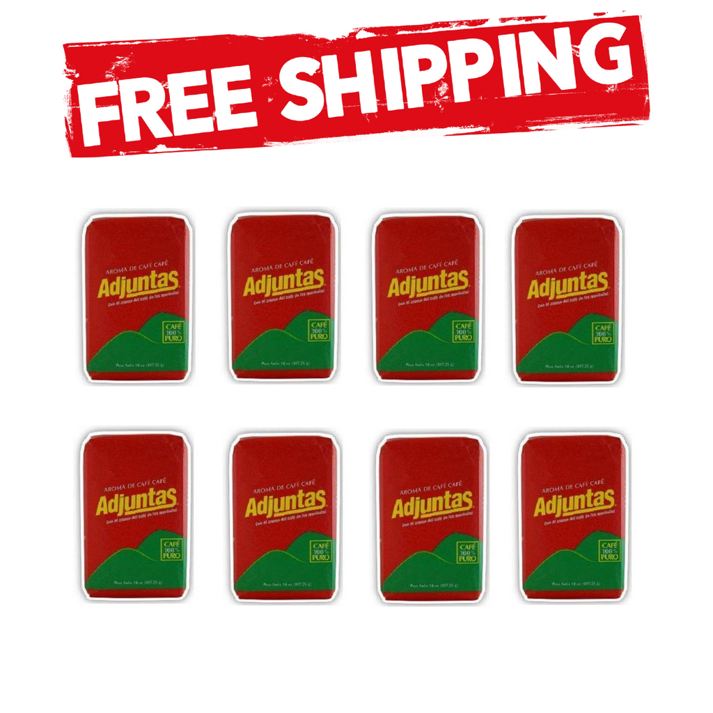 8 Bags Cafe Adjuntas 14oz, with Shipping