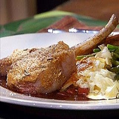 Lamb Chops with Goat Cheese Crust Recipe