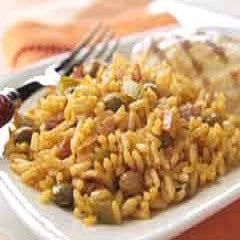 Rice and Green Pigeons, Arroz con Gandules Recipe