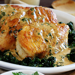 Florentine Chicken Breast Recipe - www.ElColmado.com