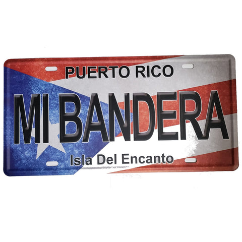 License Plate Mi Bandera