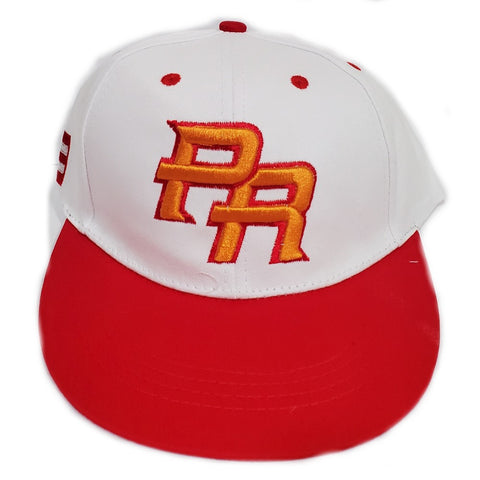 Puerto Rico Baseball Cap White and Red