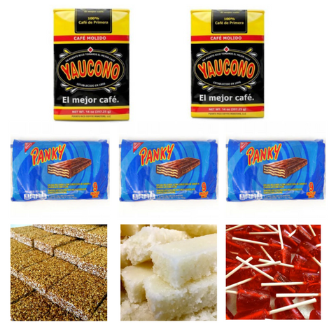 Combo 2 Coffee, 3 Panky and 3 Sweets, Shipping Included