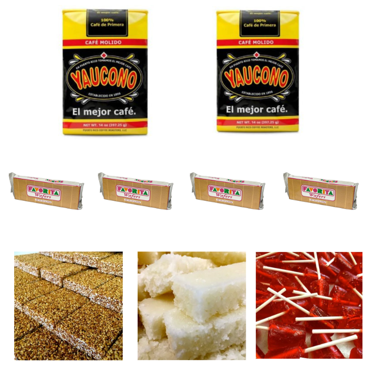 Combo 2 Coffee, 3 Favoritas and 3 Sweets, Shipping Included