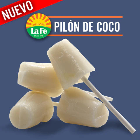 Pilones de Coco, 50 units individually wrapped