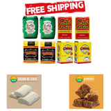 Coffee Combo 8 Bags, Yaucono, Crema, Rico and Lareño & 2 Sweets, with Shipping