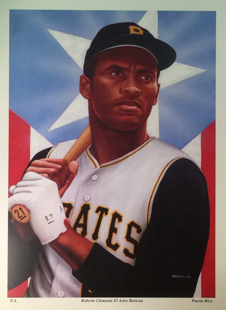 Roberto Clemente El Astro Boricua Serigraphy