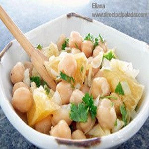 Chick Peas Salad, Ensalada de Garbanzos Recipe - www.ElColmado.com