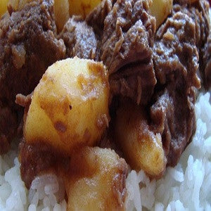 Meat with Potatoes, Carne con Papas Recipe