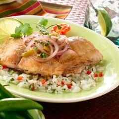 Red Snapper with Cilantro Recipe