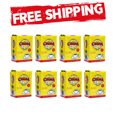 8 Bags Cafe Crema 14oz
