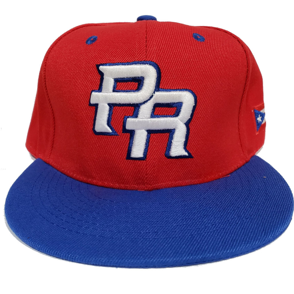 Puerto Rico Baseball Cap Red and Blue