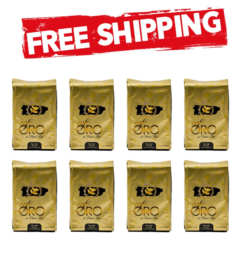 8 Bags Cafe de Oro 14oz