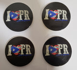 I Love Puerto Rico, 4 pieces Cup Holder