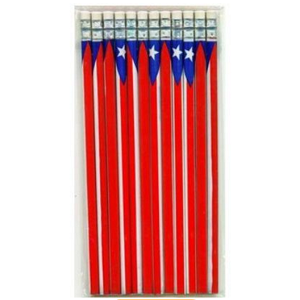 Flag Pencils 12 pack - www.ElColmado.com