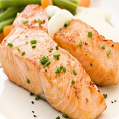 Salmon with Garlic and Thyme Recipe