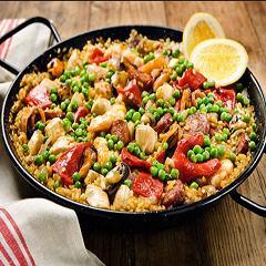 Chicken Rice Paella Recipe - www.ElColmado.com