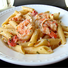 Shrimp with Spinach Pasta Recipe