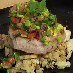 Pork with Avocado Pico de Gallo, Cerdo con Pico de Gallo Recipe