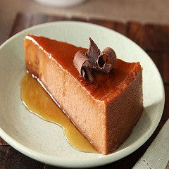 Cheese Chocolate Coffee Flan, Flan de Queso, Chocolate y Cafe Recipe - www.ElColmado.com