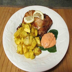 Chicken with Cassava and Mojo Recipe - www.ElColmado.com