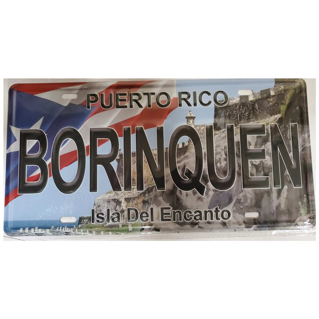 License Plate Boriquen