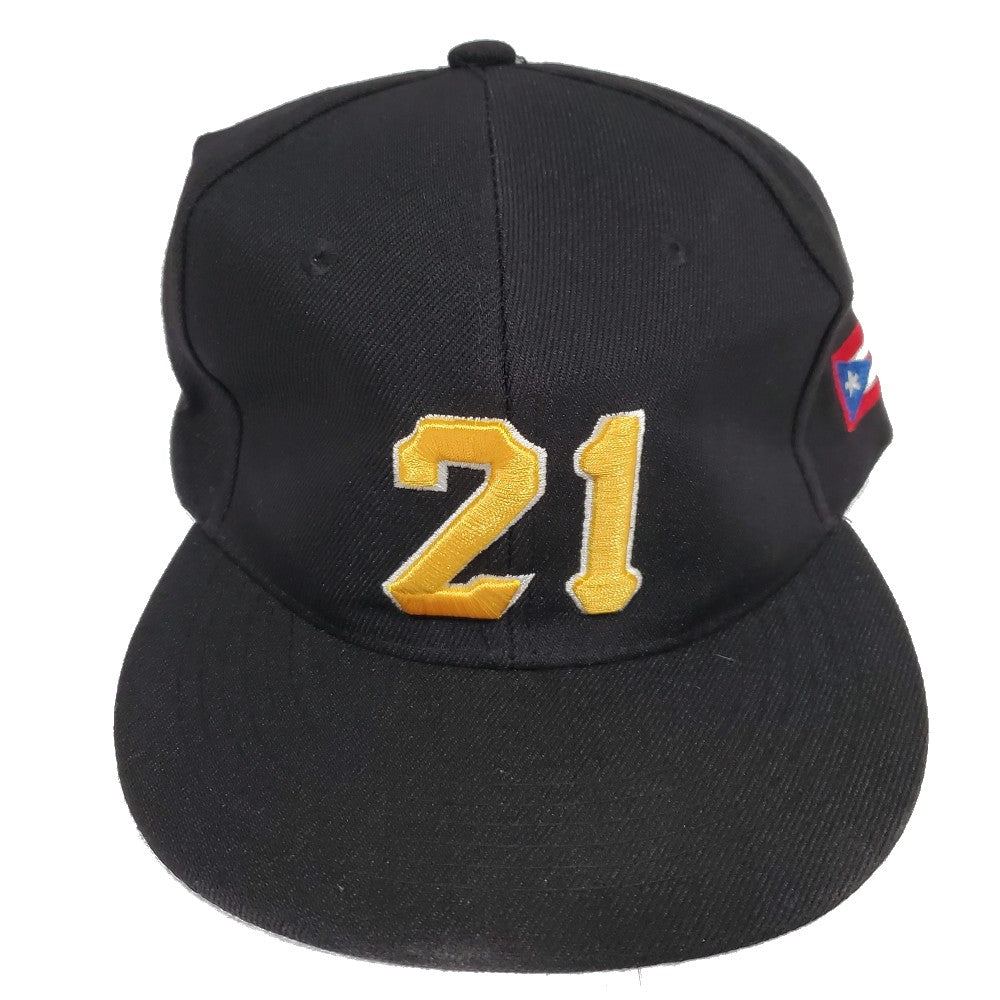 Roberto Clemente 21 Baseball Cap Black